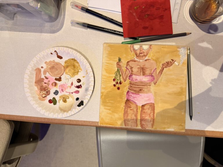 Malen mit Palette