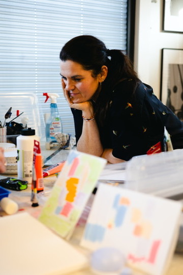 Pia im Workshop